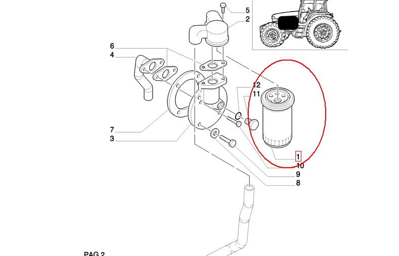 ГИДРАВЛИЧЕСКИЙ ФИЛЬТР NEW HOLLAND 81869132 - 47465237