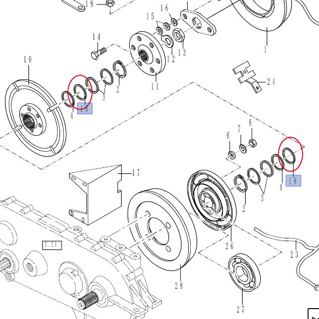 Прокладка New Holland 84058023