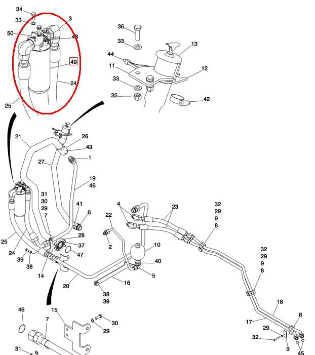 ФИЛЬТР КОРОБКИ ПЕРЕДАЧ NEW HOLLAND CASE 84255607 - 47833564