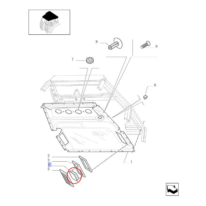 ФИЛЬТР ДЛЯ КАБИНЫ NEW HOLLAND CASE 82018373 - 82034662