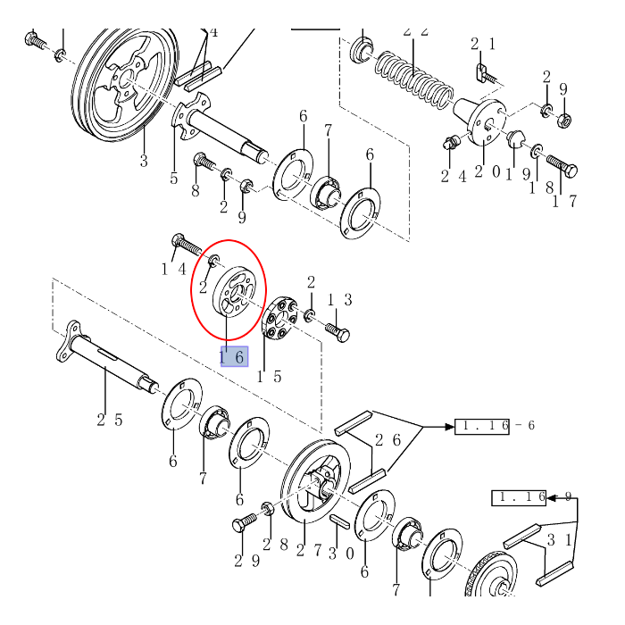 Ступица вентилятора NEW HOLLAND 84026817