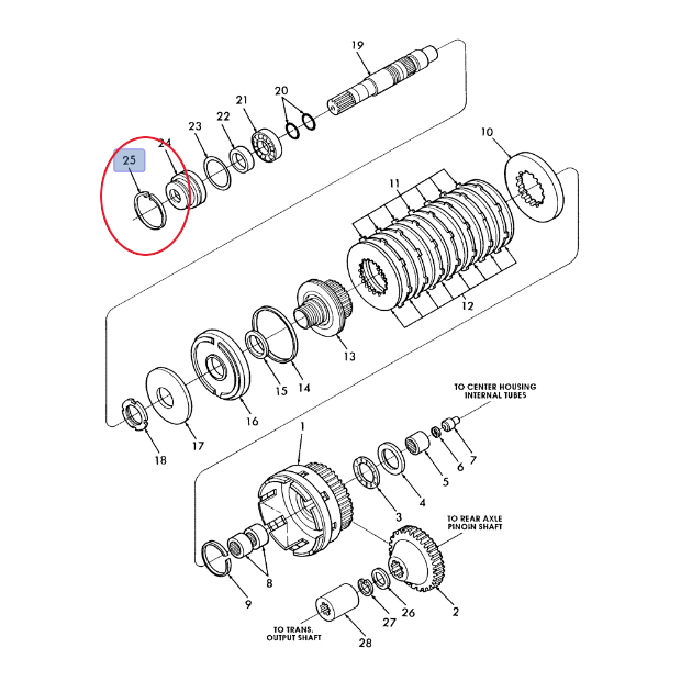 Стопорное кольцо CNH 86529540