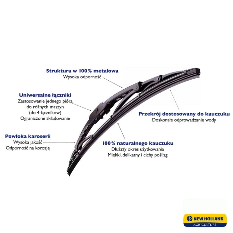Стеклоочиститель 500 мм, корпус New Holland 73329275