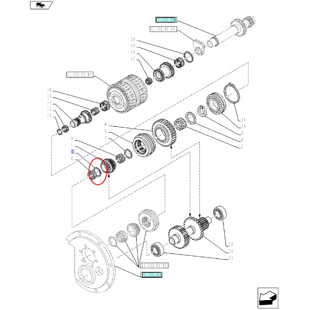 Стопорное кольцо NEW HOLLAND 81864253